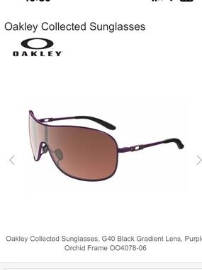 OAKLEY Collected Polarized Shield Sunglasses 004078